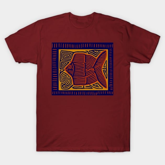 KUNA INDIAN PESCADO T-Shirt by Esprit-Mystique